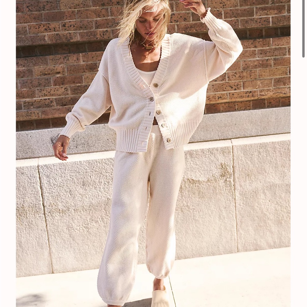 Free People Hailee Cardi Set